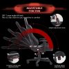 GIVENUSMYF gaming chair, computer chair with lumbar support, height adjustable gaming chair with headrest and 360° swivel office chair, suitable for