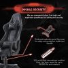 GIVENUSMYF gaming chair, computer chair with lumbar support, height adjustable gaming chair with headrest and 360° swivel office chair, suitable for