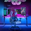 GIVENUSMYF gaming chair, computer chair with lumbar support, height adjustable gaming chair with headrest and 360° swivel office chair, suitable for
