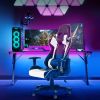 GIVENUSMYF gaming chair, computer chair with lumbar support, height adjustable gaming chair with headrest and 360° swivel office chair, suitable for