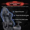 GIVENUSMYF gaming chair, computer chair with lumbar support, height adjustable gaming chair with headrest and 360° swivel office chair, suitable for