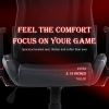 GIVENUSMYF gaming chair, computer chair with lumbar support, height adjustable gaming chair with headrest and 360° swivel office chair, suitable for