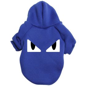 Pet Clothes Sweater Outdoor Hoodie Golden Retriever Labrador (Option: Blue-9XL)